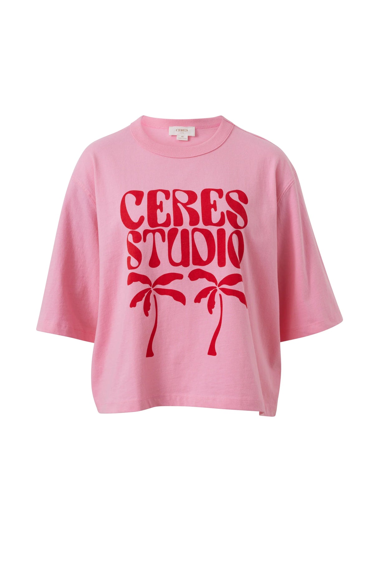 Devon Slouchy Seam Tee - Peony/Ceres Studio