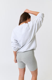 Nina Sweater - Grey Marle Varsity