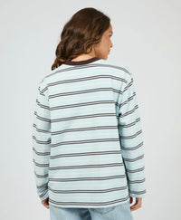 Stripe Long Sleeve Tee - Light Blue