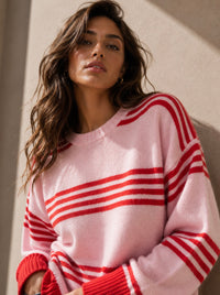 Stanford Stripe Knit - Red Stripe