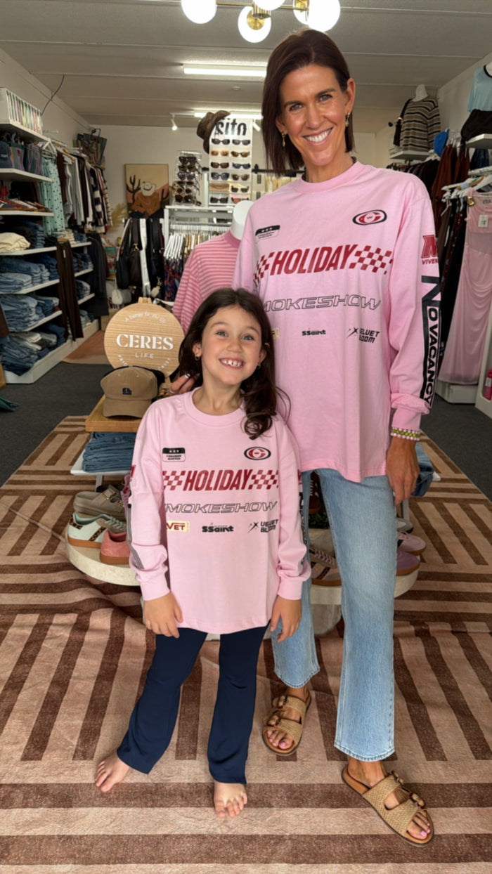 Ssaint Kids/Youth Signature Moto Tee - Pink