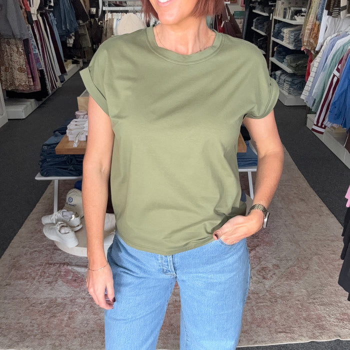 Rhodes Tee - Khaki