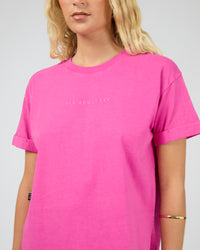 AAE Washed Tee - Fuchsia