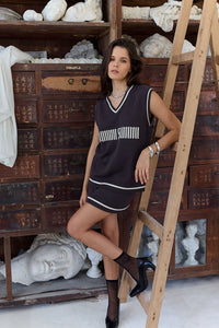 Summi Knit Vest - Shadow
