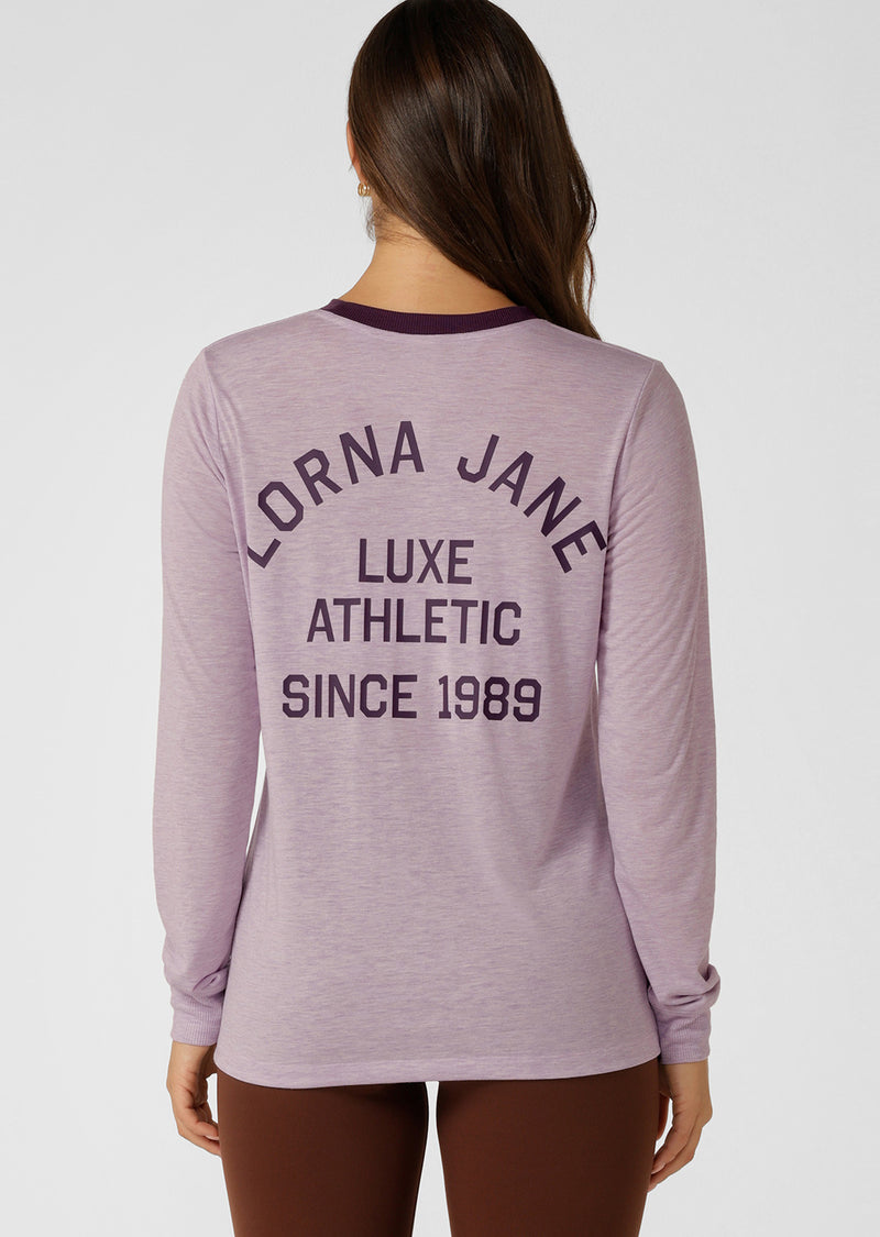 Lotus Limited Edition Long Sleeve T-shirt - Violet