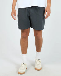 Elastic Waist Short - Navy
