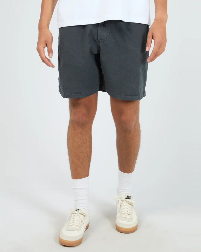 Elastic Waist Short - Navy