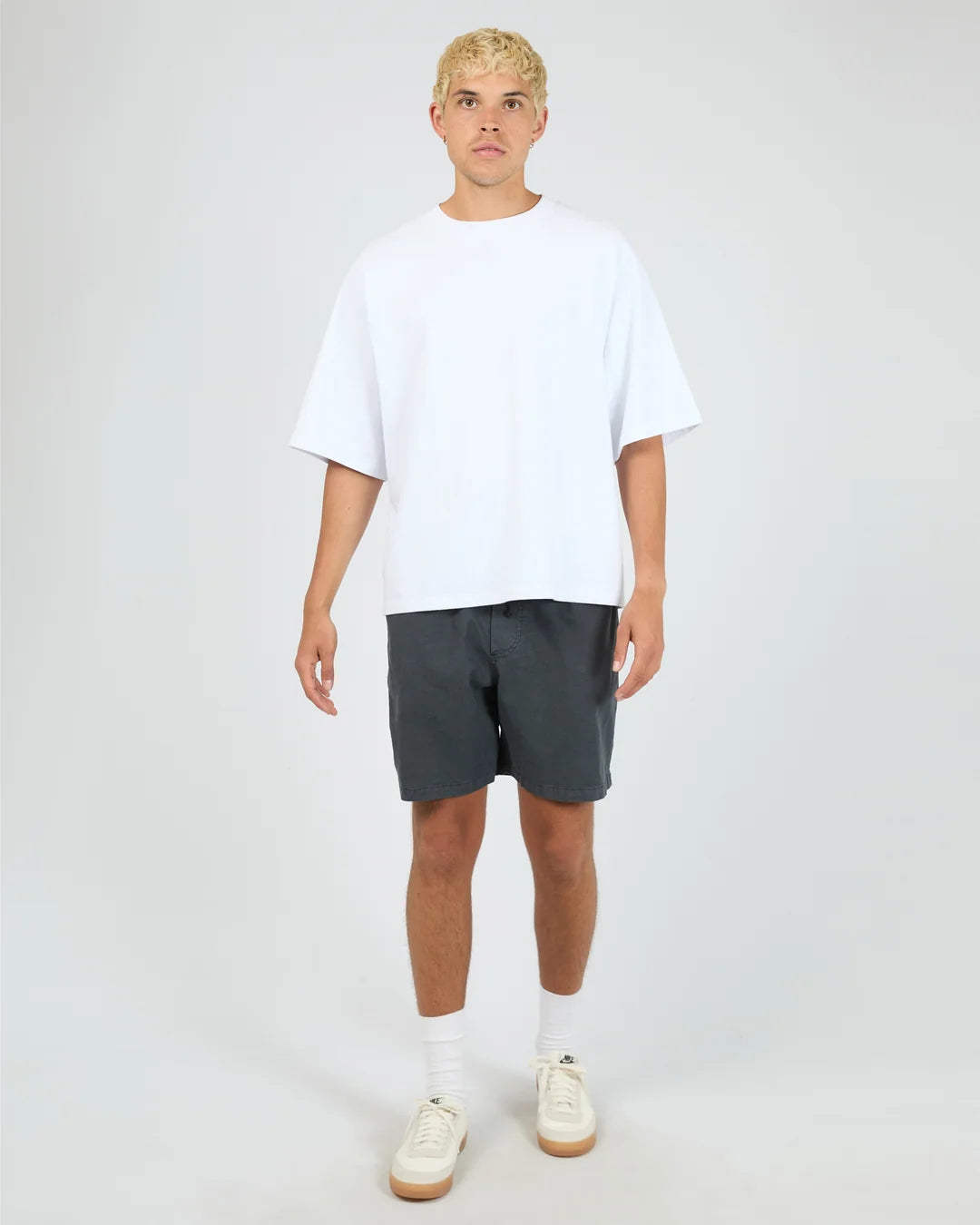 Elastic Waist Short - Navy