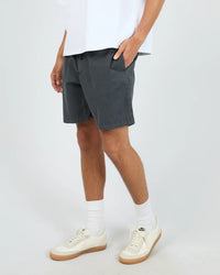 Elastic Waist Short - Navy