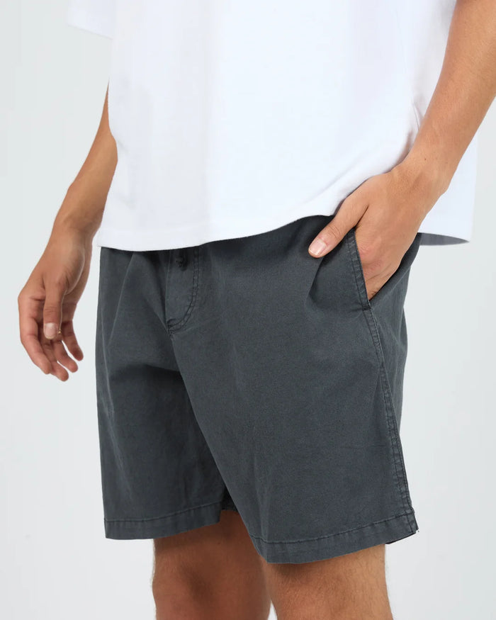 Elastic Waist Short - Navy