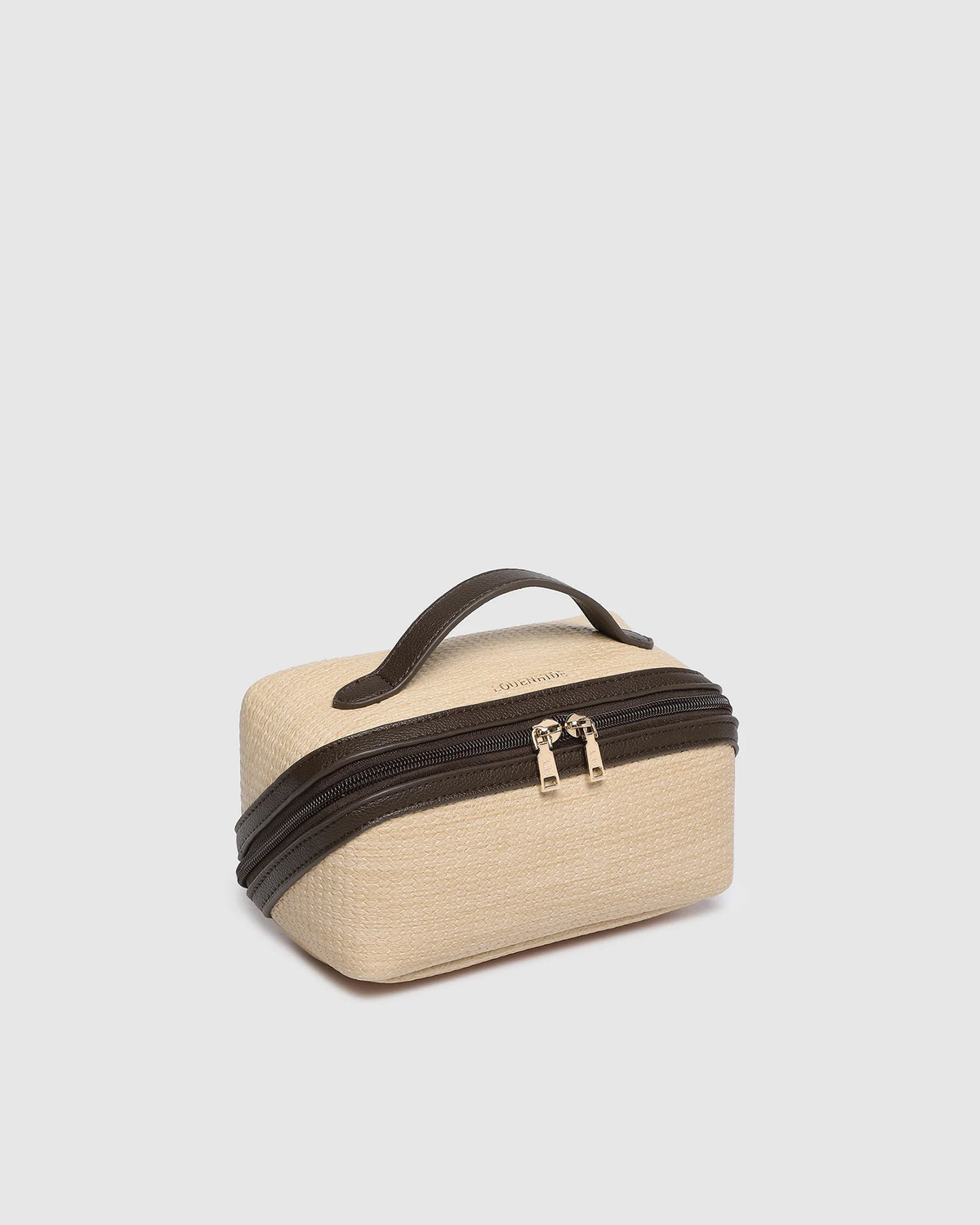 Ellis Makeup Bag - Natural Choc