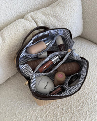 Ellis Makeup Bag - Natural Choc