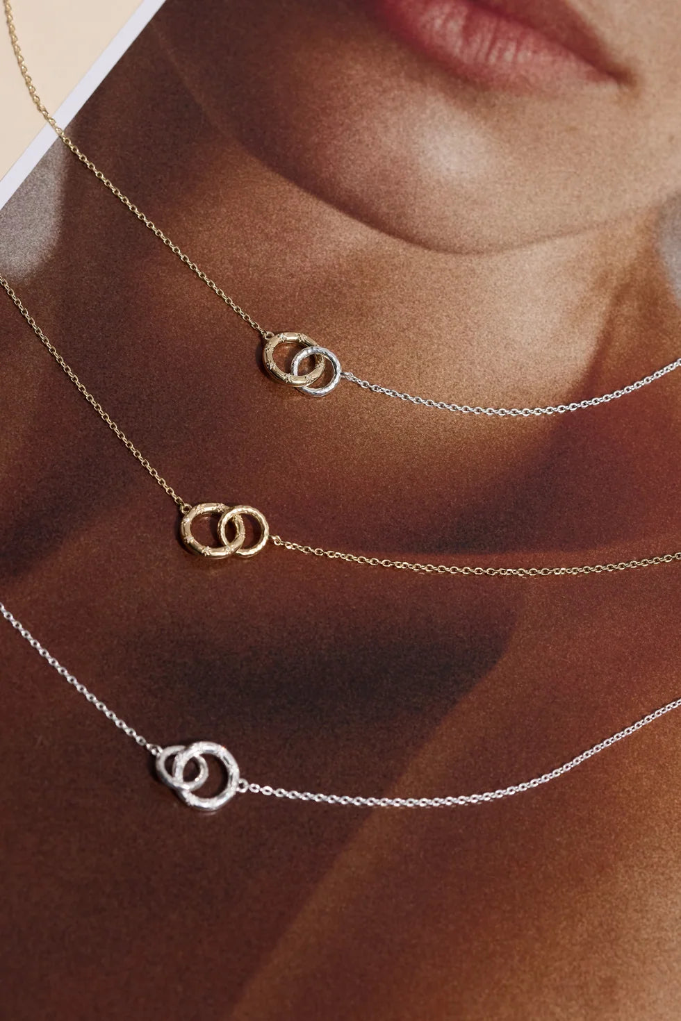 Entwined Mixed Necklace. Toni May