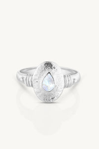 Esme Moonstone Silver Ring