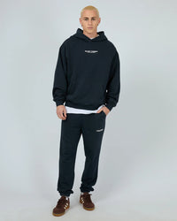 Essential Theory Hoodie - Navy. Silent Theory Mens