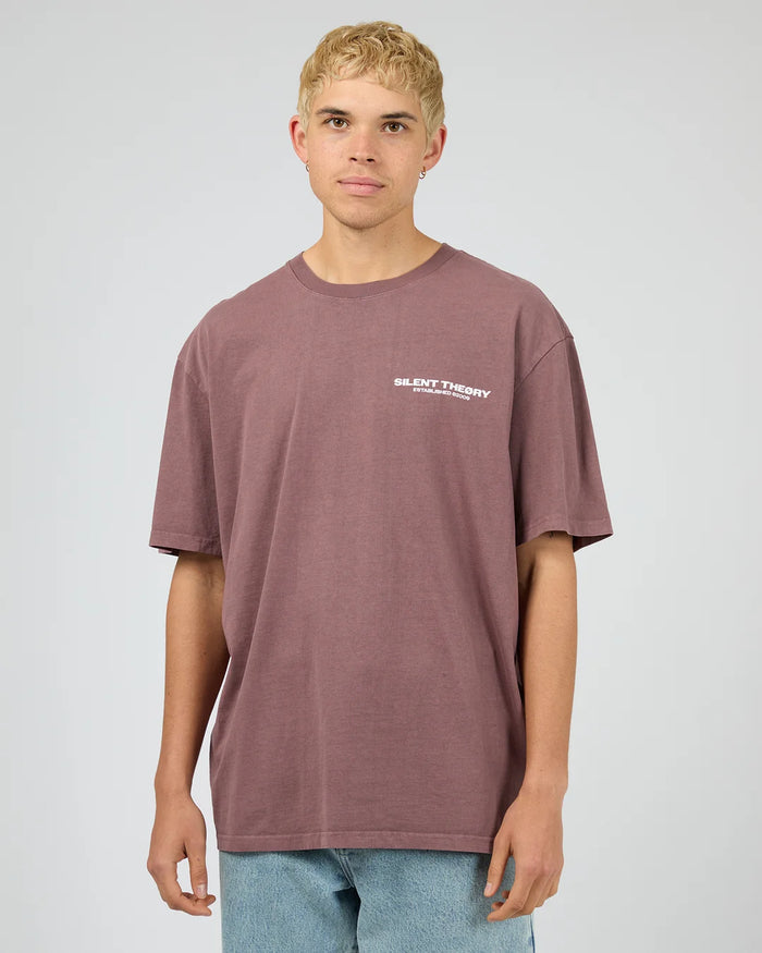 Essential Theory Tee - Vino. Silent Theory Mens