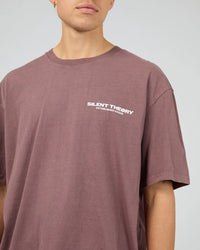 Essential Theory Tee - Vino. Silent Theory Mens