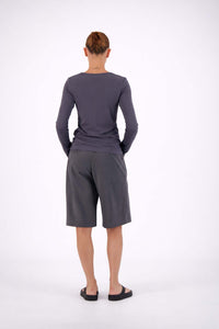Estelle Bermuda Shorts Steel - Grey