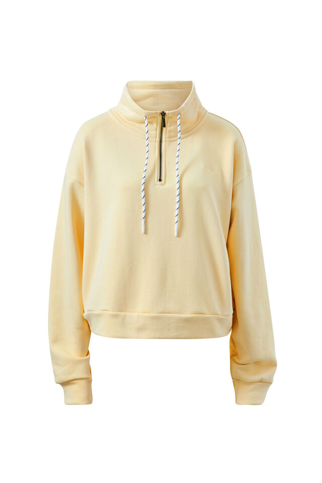 Eva Sporty Half Zip - Butter. Ceres Life