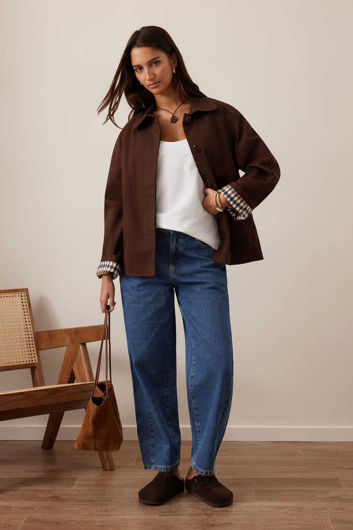 Pia Coat - Chocolate