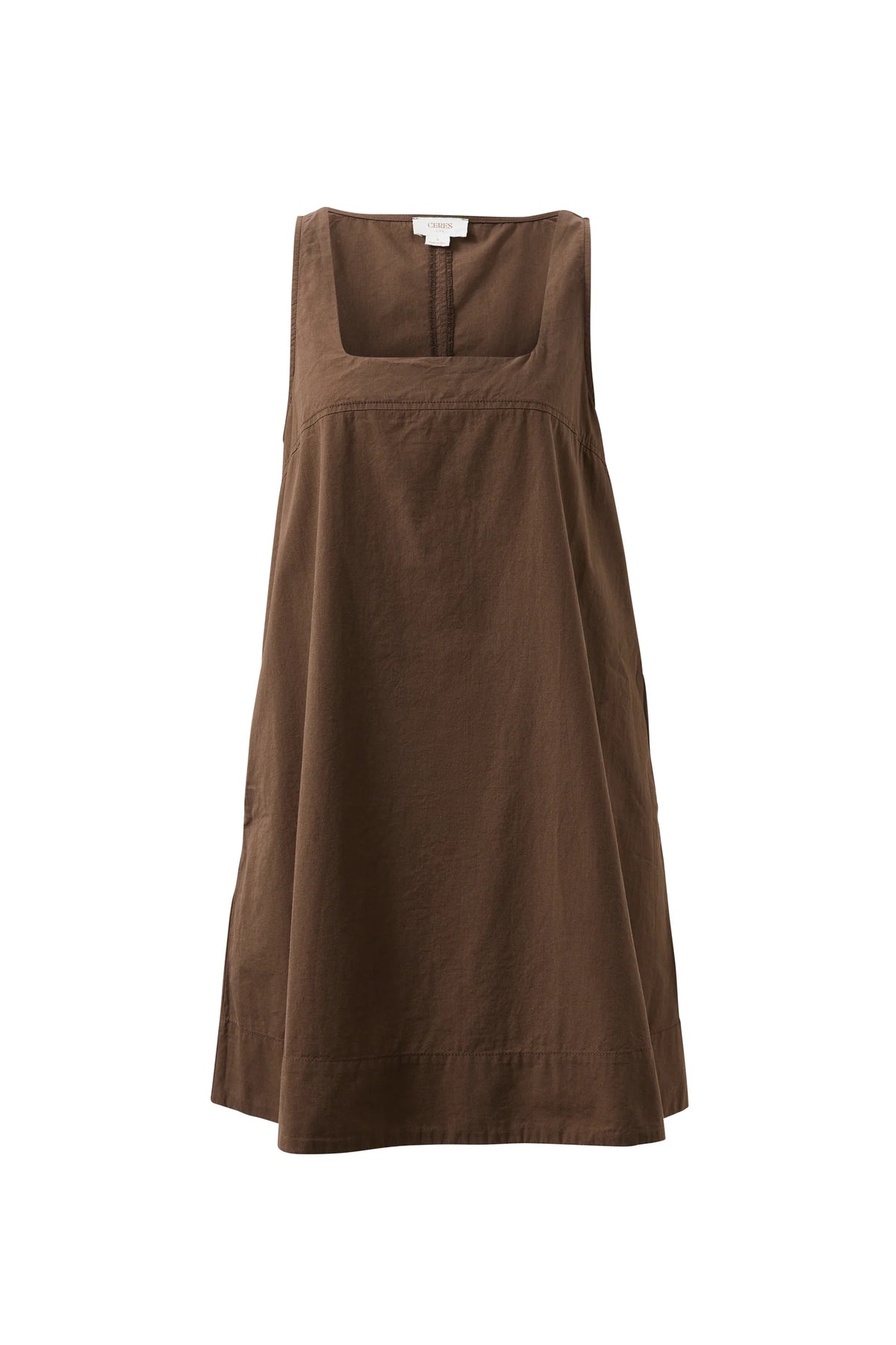Parker Mini Dress - Brunette Brown