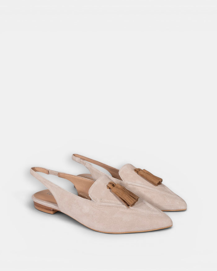 Luna Sole Piper - Creme/Brown Suede