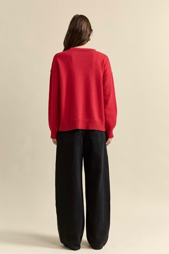 The Everyday Red Knit