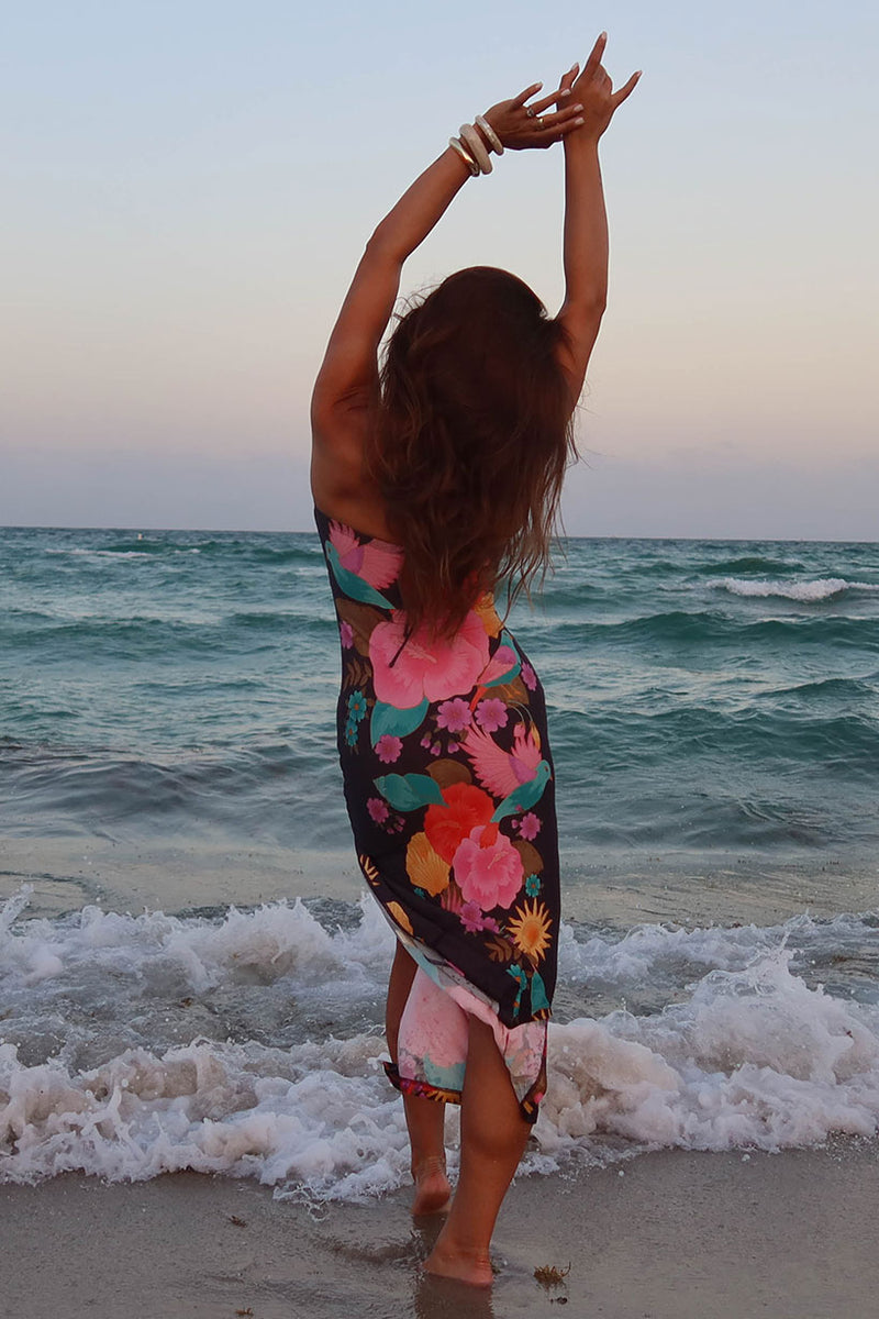 Beach Bar Strapless Dress -After Dark