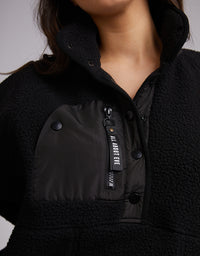 Active Teddy Zip 1/4 - Black