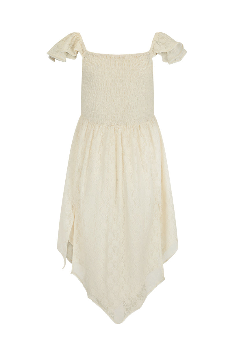 Glastonbury Lace Dress - Antique White
