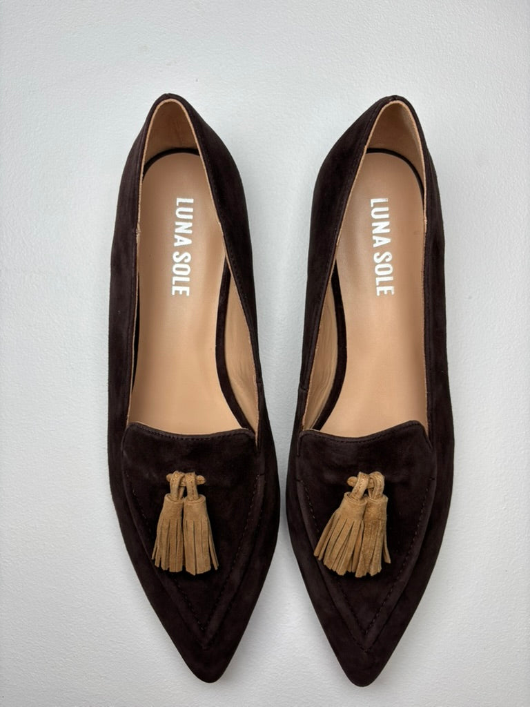 Luna Sole Palace - Chocolate/Brown Suede