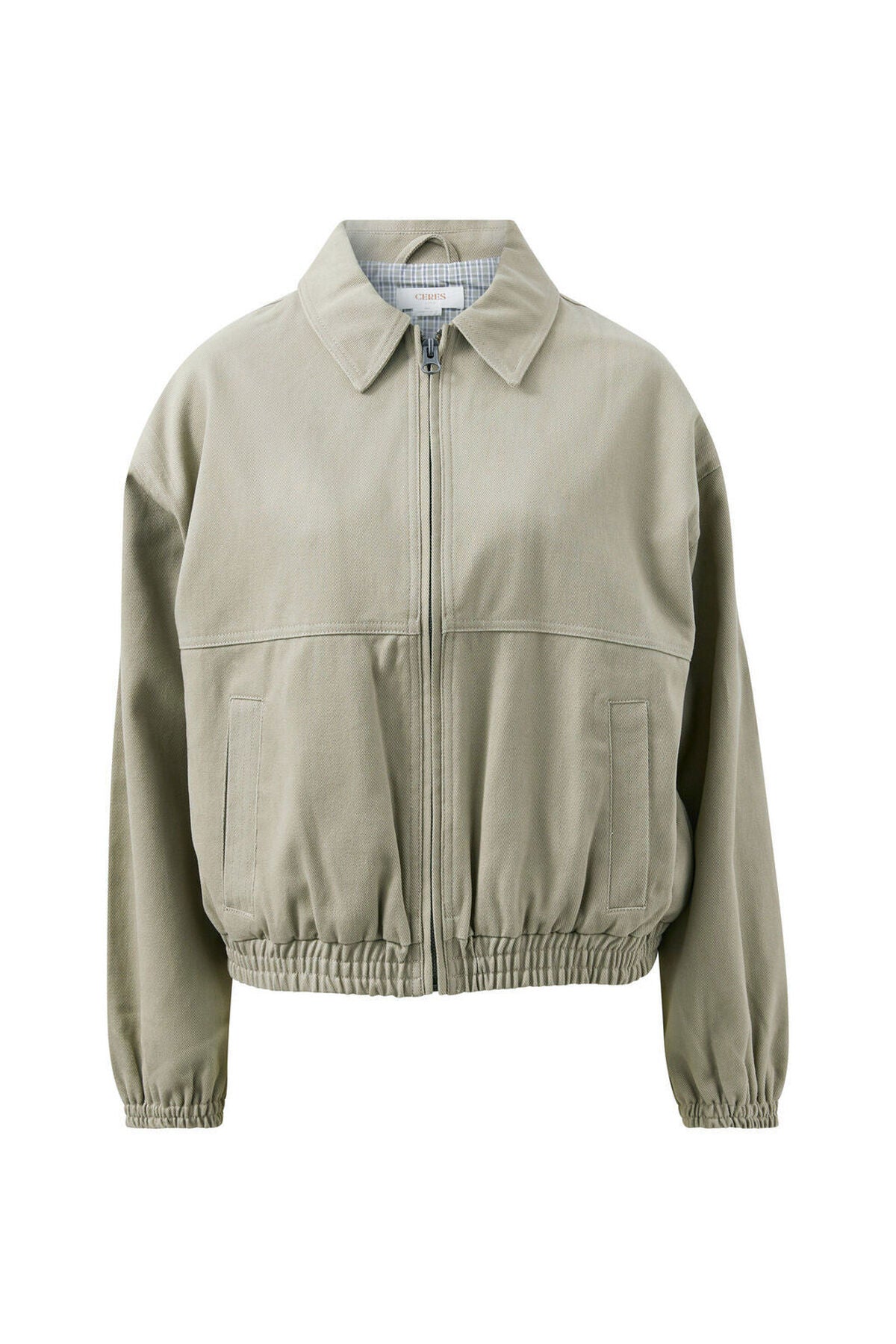 Annie Bomber Jacket - Ash Green