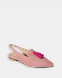Luna Sole Piper - Pale Pink/Fuchsia Suede