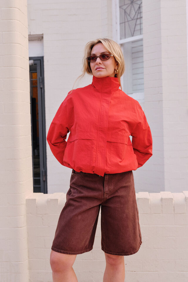Fletcher Funnel Bomber - Pomodoro Red. Ceres Life