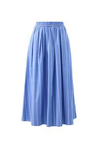 Florence Maxi Skirt - Oxford Blue White Stripe. Ceres Life