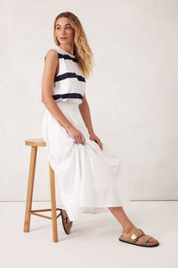 Florence Maxi Skirt -White. Ceres Life
