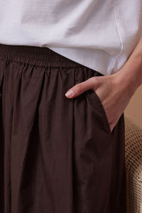 Florence Maxi Skirt - Chocolate. Ceres Life