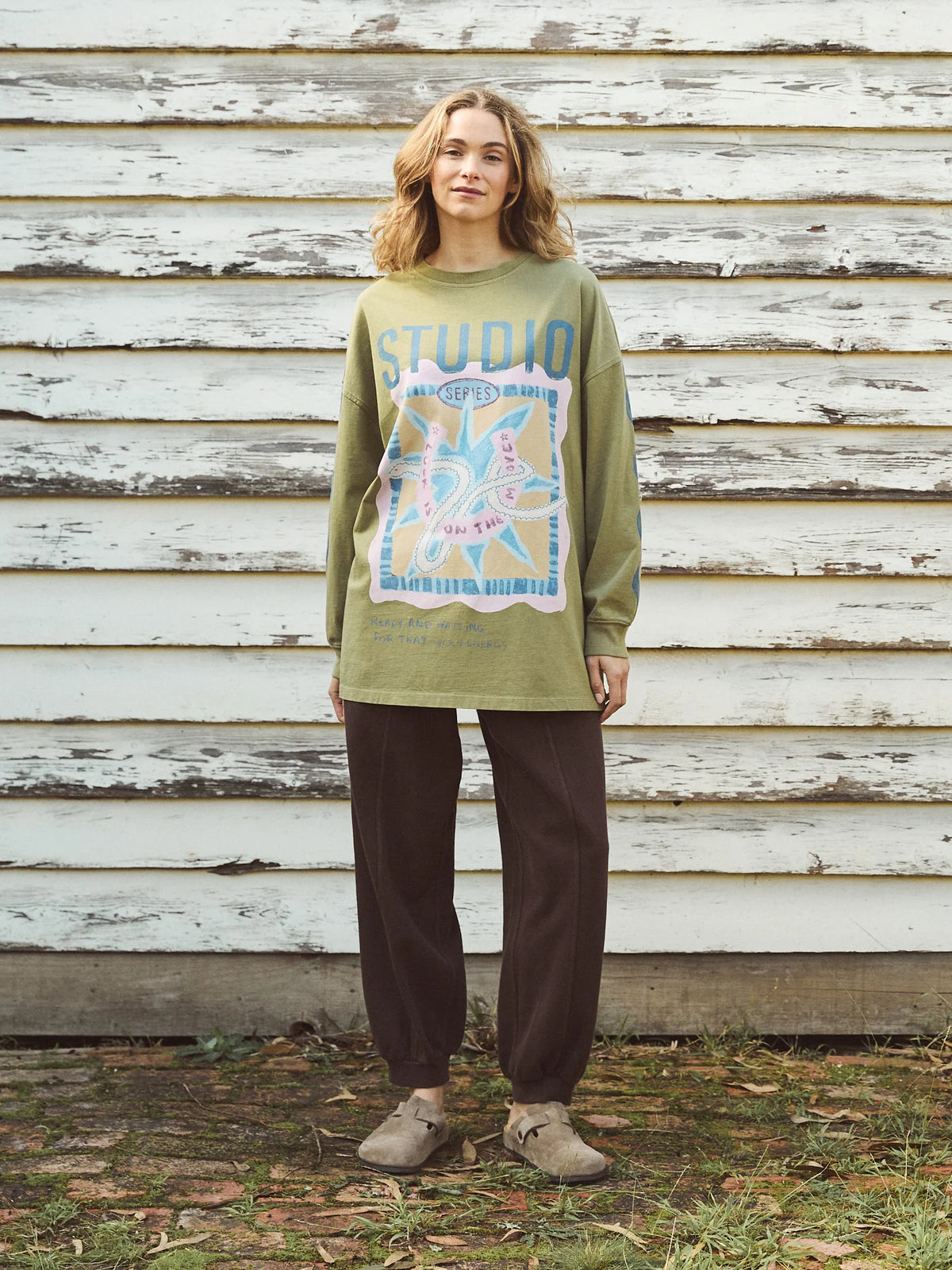 Lucky Serpant Long Sleeve Tee - Lime