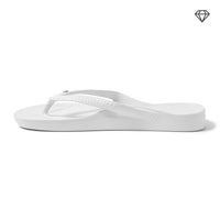 Arch Support Thongs - Classic Crystal White