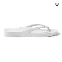 Arch Support Thongs - Classic Crystal White