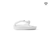 Arch Support Thongs - Classic Crystal White