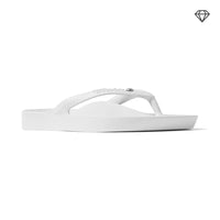 Arch Support Thongs - Classic Crystal White