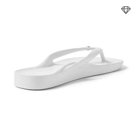Arch Support Thongs - Classic Crystal White