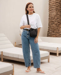 Parker Black Phone Crossbody Bag