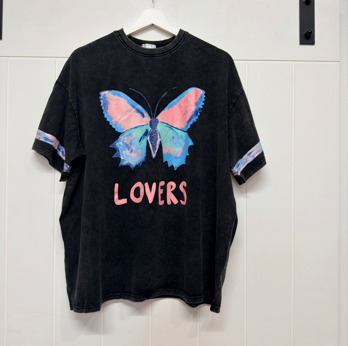 Black Lovers Butterfly T-Shirt