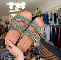 Luna Sole Avery - Khaki Raffia