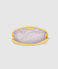 Jayne Woven Makeup Bag - Butter Yellow