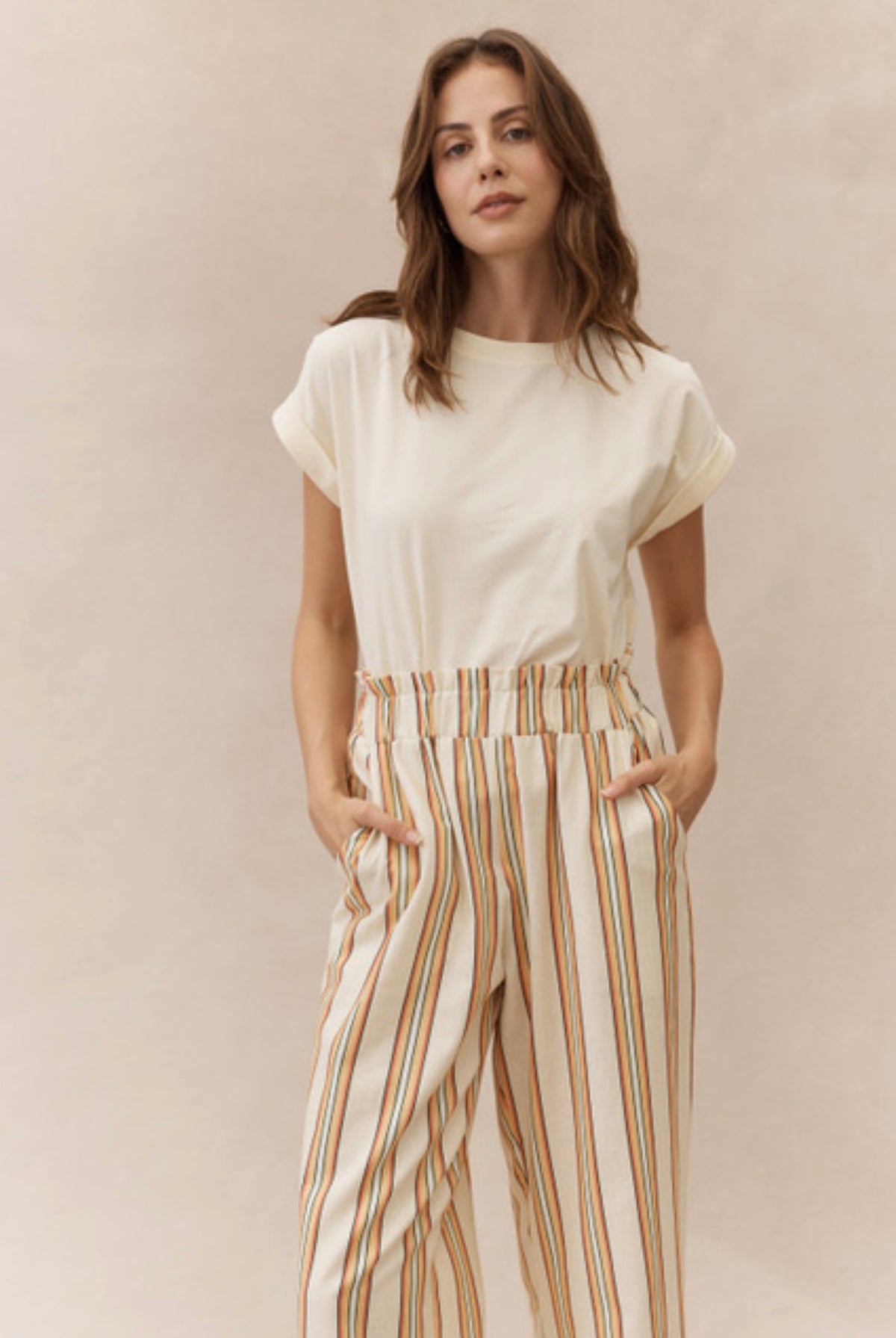 Rhodes Tee - Nude
