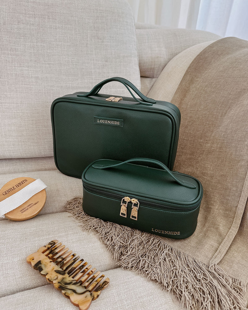 Georgie Fifi Cosmetic Set - Forest Green