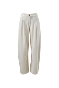 Gemma Pleat Pant - Eggshell. Ceres Life